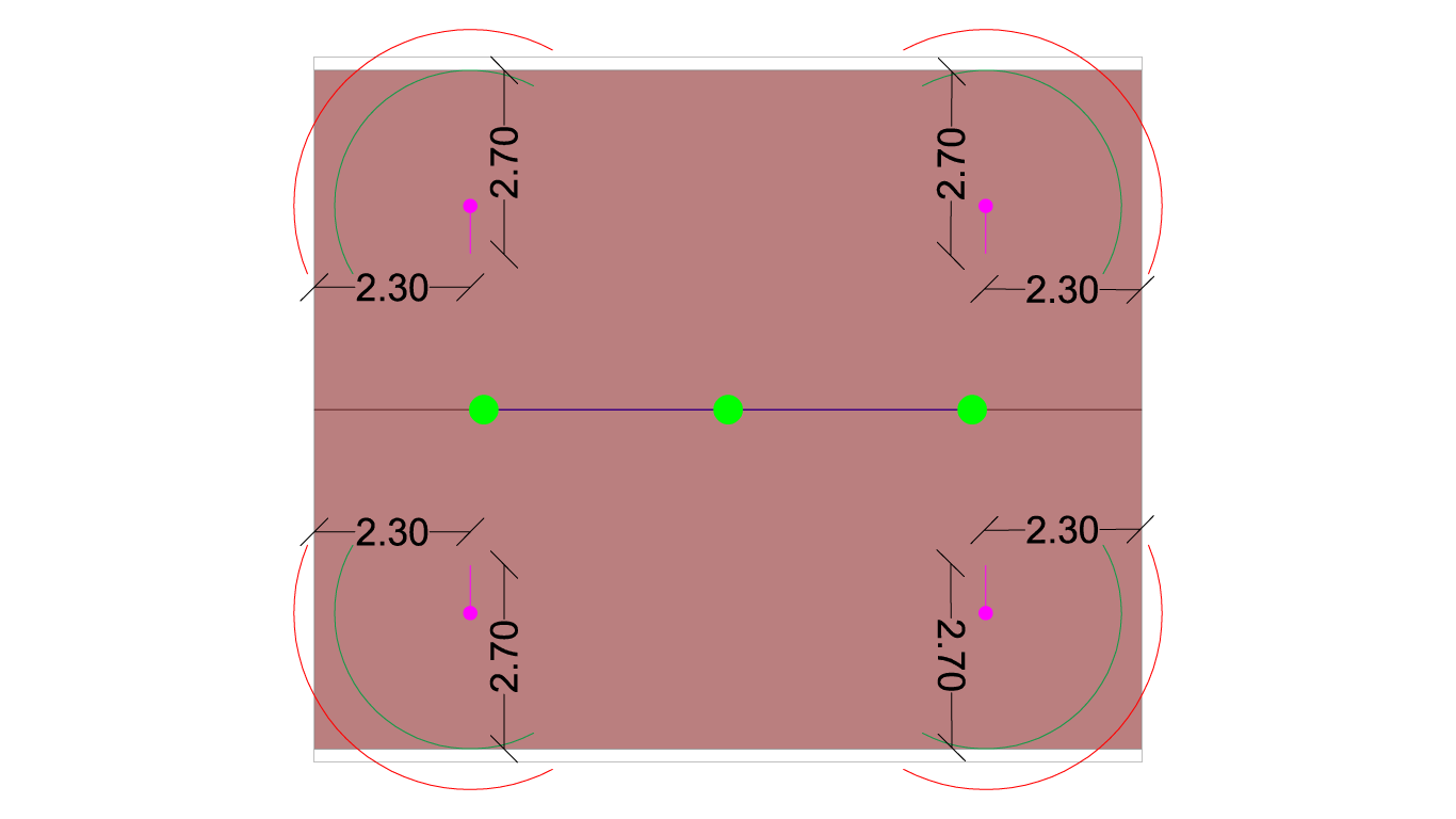 Disposizione dei punti di ancoraggio UNI EN 795:12 – TIPO C intermedi
