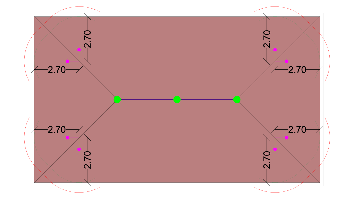 Disposizione dei punti di ancoraggio UNI EN 795:12 – TIPO C intermedi