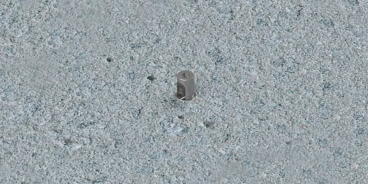 Punto di ancoraggio a scomparsa