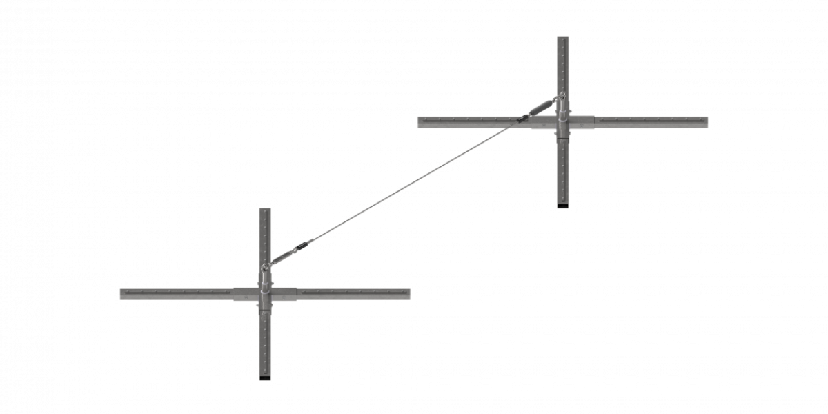 Punto di ancoraggio fisso per superfici piane o tetti - Tipo C