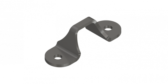 Punto di ancoraggio indeformabile a fissaggio doppio