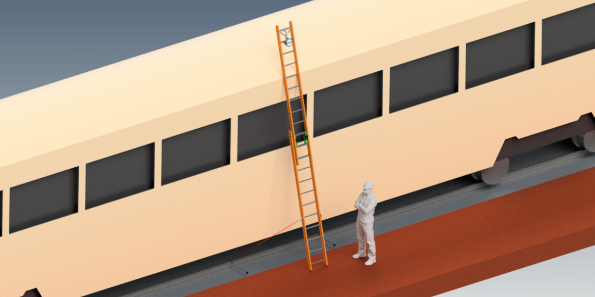 Dispositivo di ancoraggio per scale in vetroresina 4