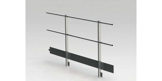 Parapetto fissaggio a parete