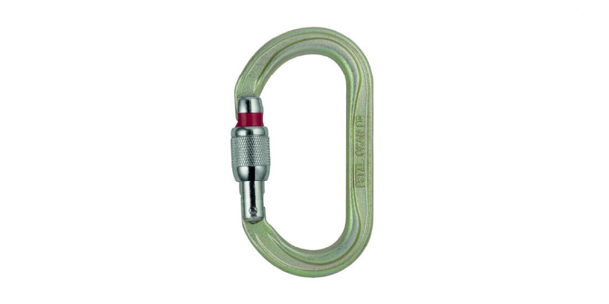 Moschettone Petzl OXAN screw lock