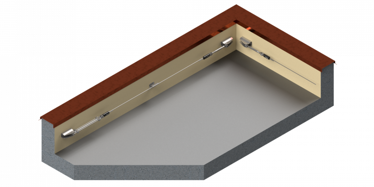 Dispositivo di ancoraggio indeformabile per linea vita a parete in acciaio inox