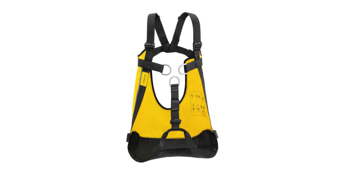 Triangolo d’evacuazione PETZL - vista forntale