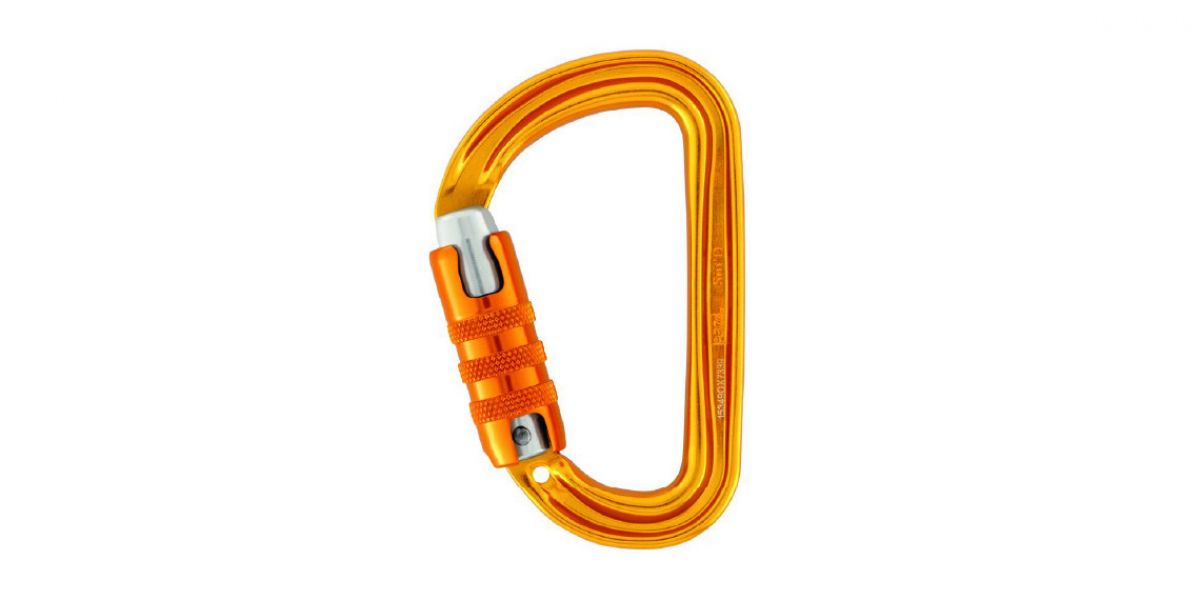 Moschettone Petzl Sm'D Triact Lock arancio