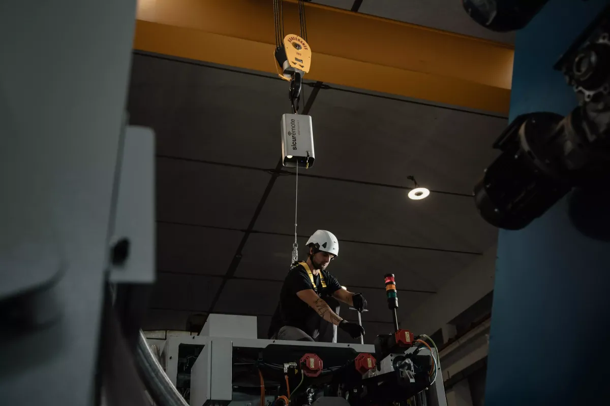 Sistema anticaduta per carroponte