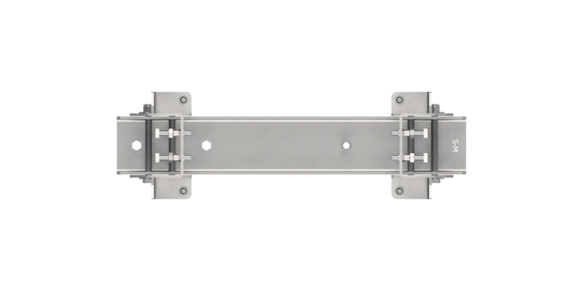 Staffa di fissaggio per carroponte
