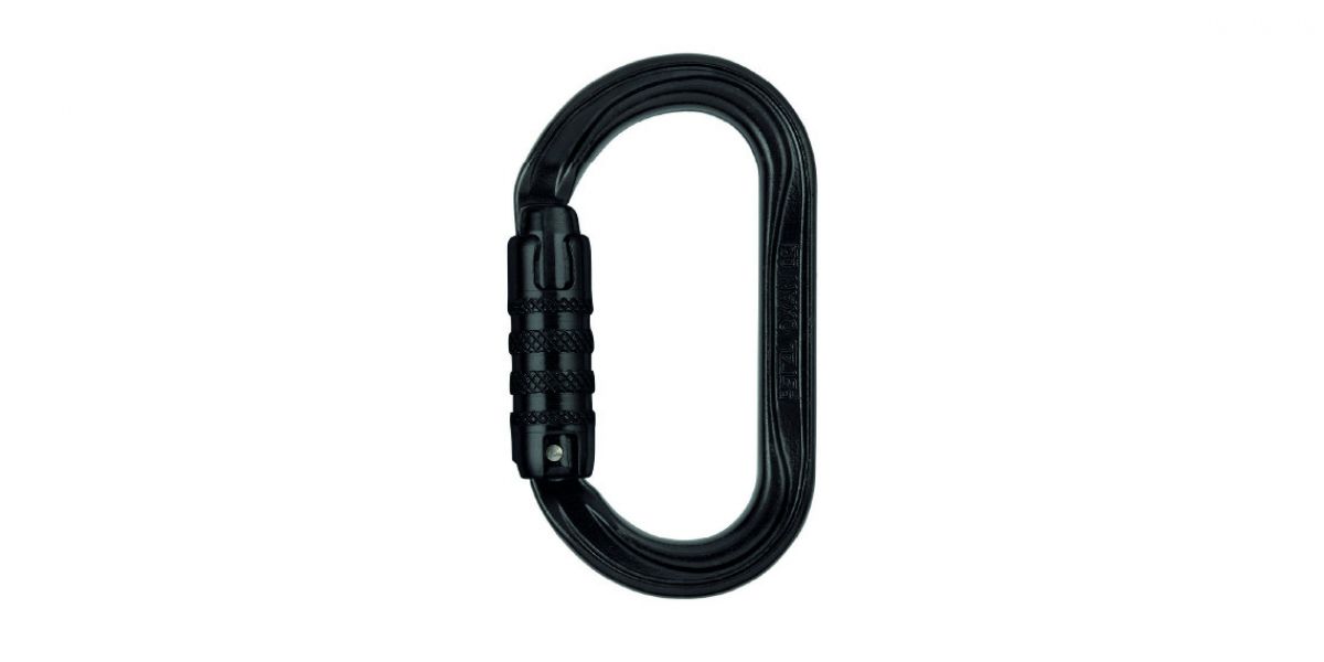 Moschettone Petzl OXAN triact lock black1