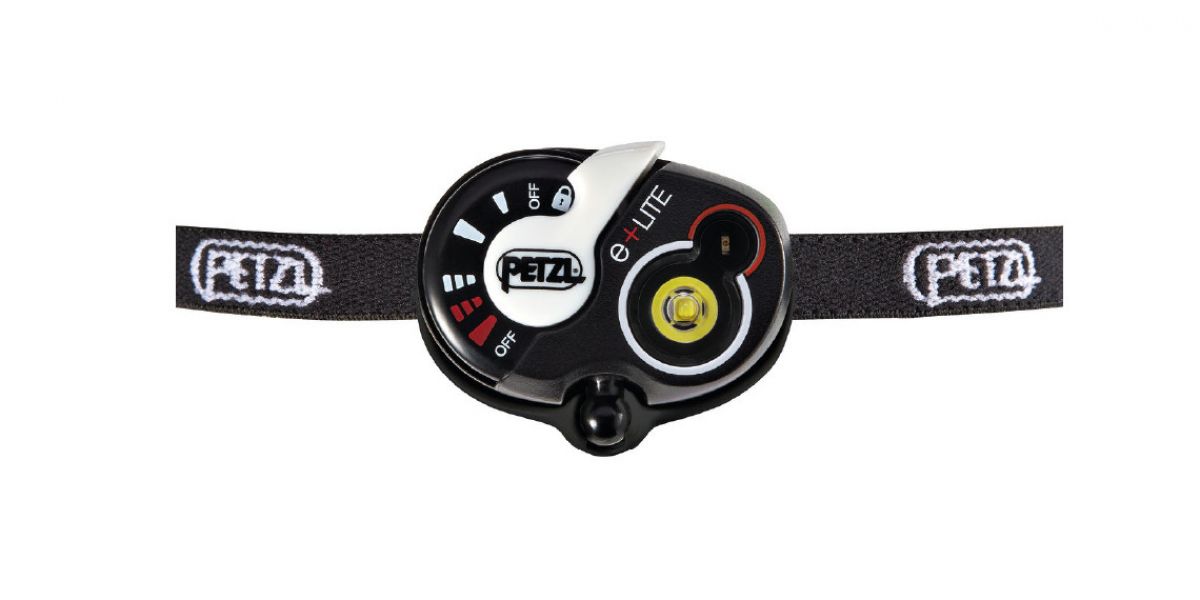 lampada frontale petzl e+lite fronte