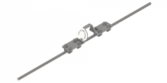 Dispositivo di ancoraggio per fune