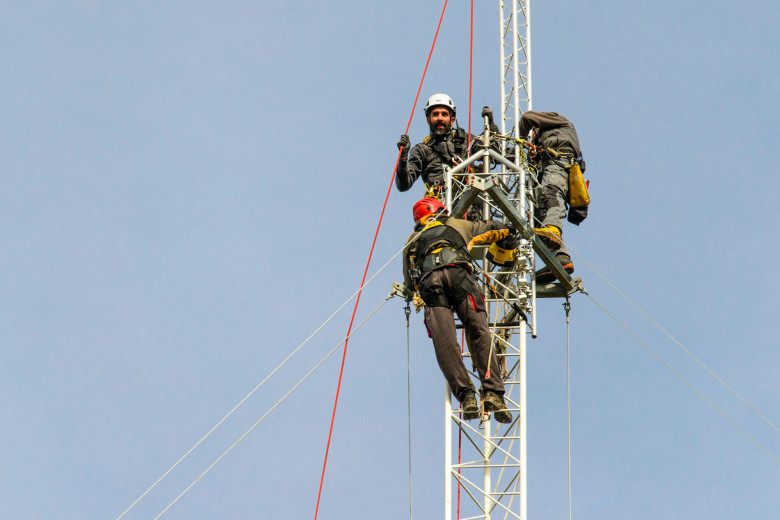Sicurlive Group a 100 metri per installare la torre anemometrica