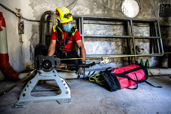 News Soccorso: Il team Soccorso Industriale presso la diga A2A Cancano