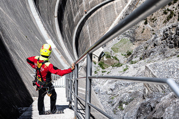 News Soccorso: Il team Soccorso Industriale presso la diga A2A Cancano