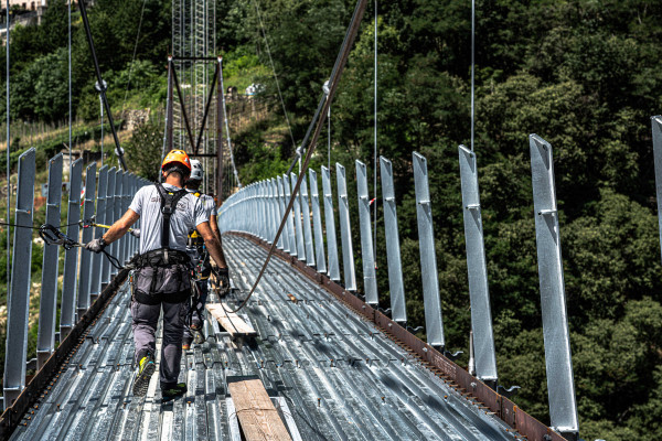 Intervento in fune: Sicurlive Group presso Passerella sulle Cassandre
