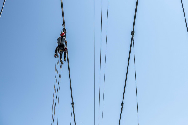 Intervento in fune: Sicurlive Group presso Passerella sulle Cassandre
