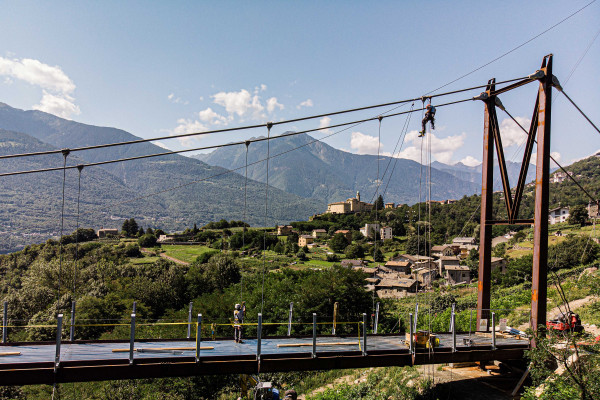 Intervento in fune: Sicurlive Group presso Passerella sulle Cassandre