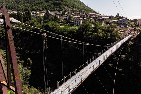 Intervento in fune: Sicurlive Group presso Passerella sulle Cassandre