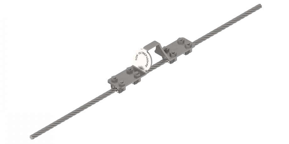 Dispositivo di ancoraggio per fune