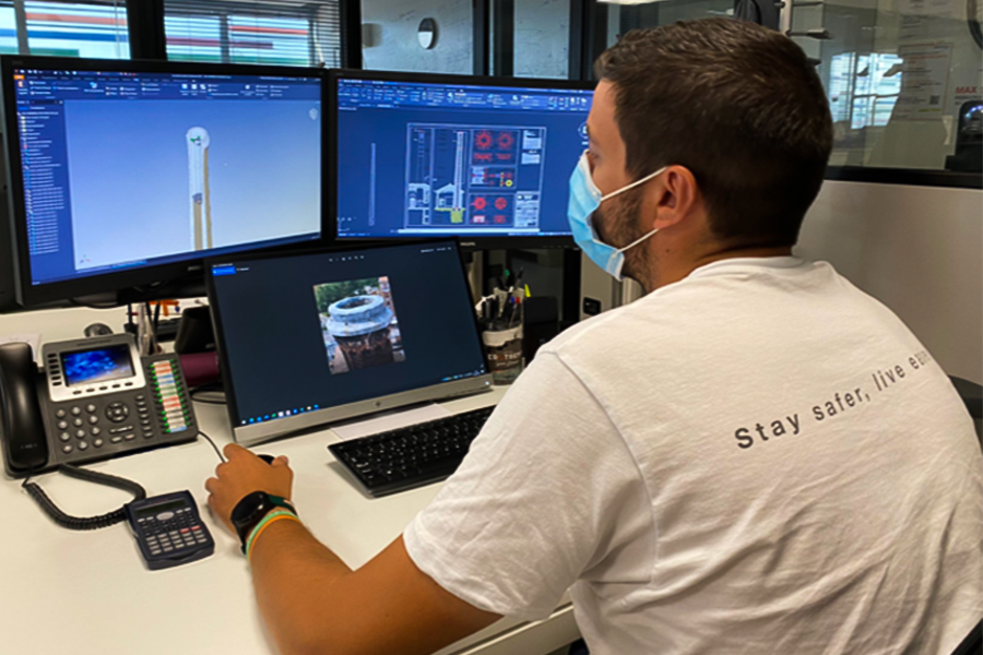 Ex Macello Piacenza: manutenzione straordinaria alla ciminiera