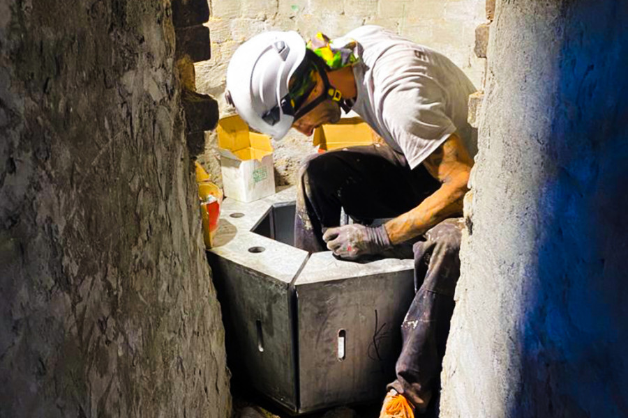 Ex Macello Piacenza: manutenzione straordinaria alla ciminiera