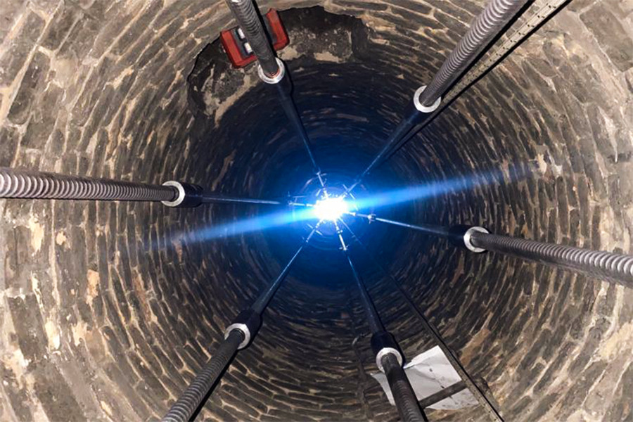 Ex Macello Piacenza: manutenzione straordinaria alla ciminiera