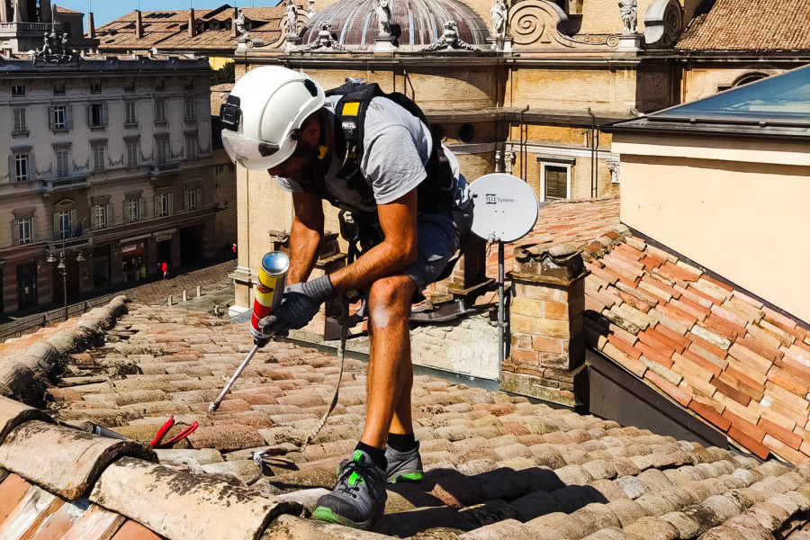 Sistemi anticaduta per edifici storici: Palazzo del Governatore