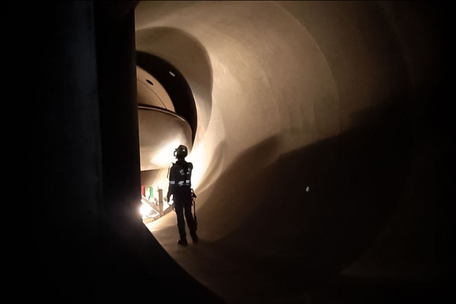 Soccorso industriale: ecco l' intervento in Centrale Idroelettrica