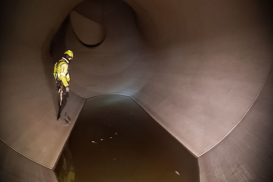 Soccorso industriale: ecco l' intervento in Centrale Idroelettrica