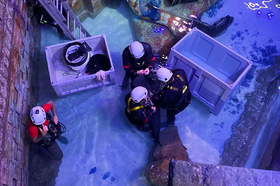 Soccorso industriale: soccorso in vasca in spazio confinato