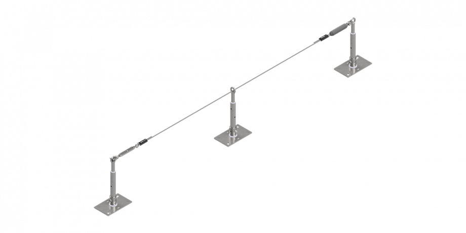 Palo metallico indeformabile regolabile - Tipo C