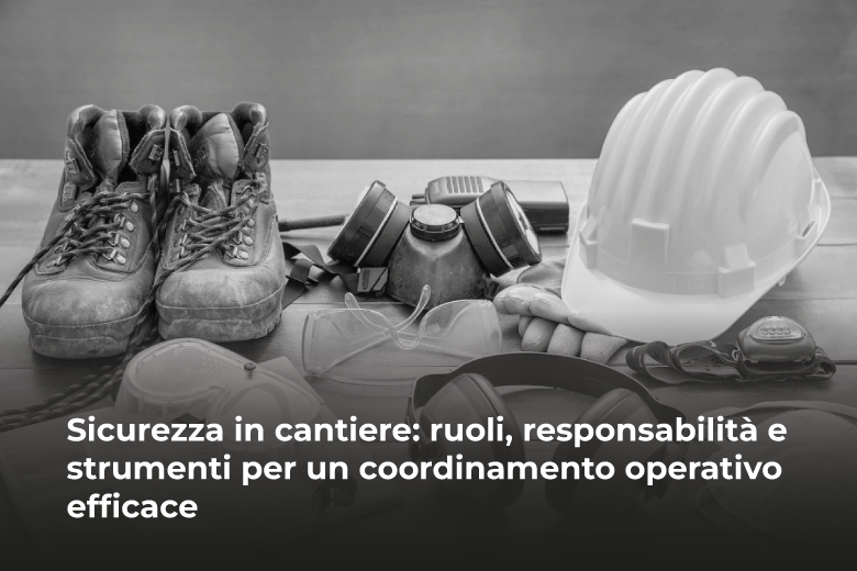 Sicurezza in cantiere: ruoli, responsabilità e strumenti per un coordinamento operativo efficace