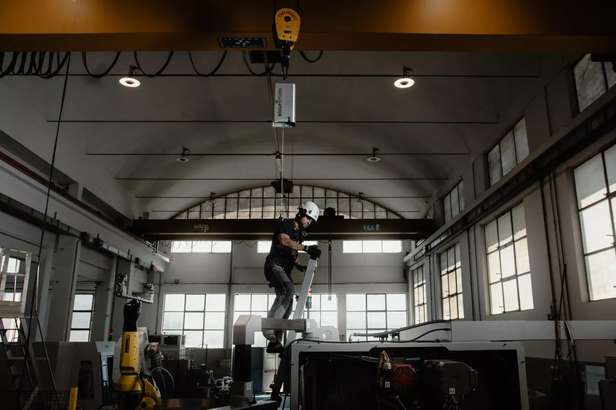 Dispositivo anticaduta per Carroponte