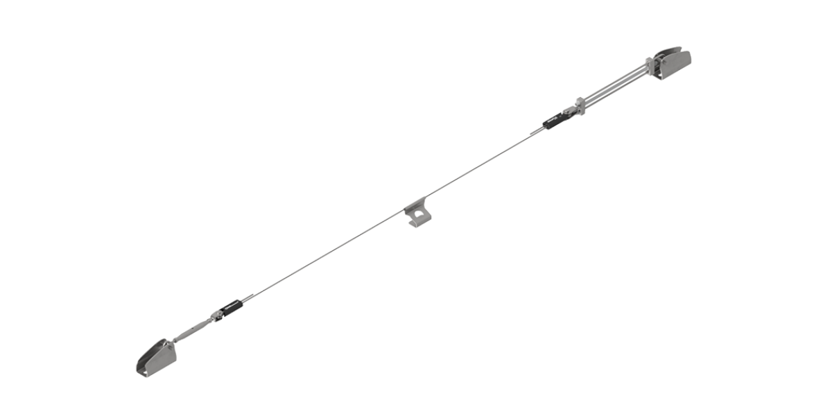 Dispositivo di ancoraggio indeformabile per linea vita a parete in acciaio inox