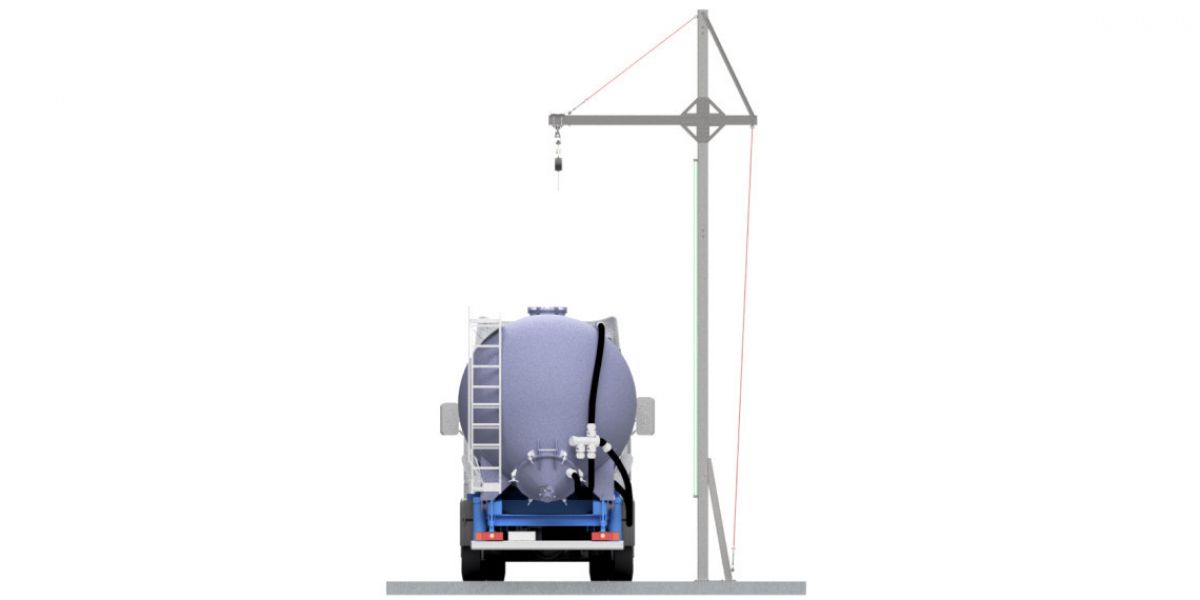 Binario rigido Tipo D applicato a Baia di Carico