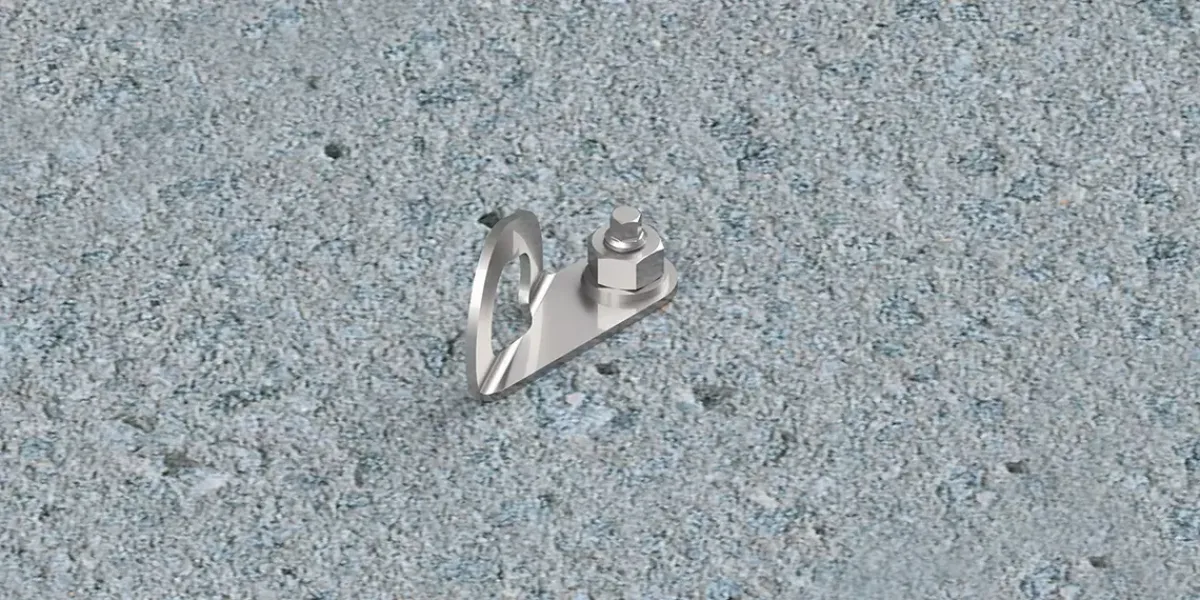 Punto di ancoraggio in acciaio inox