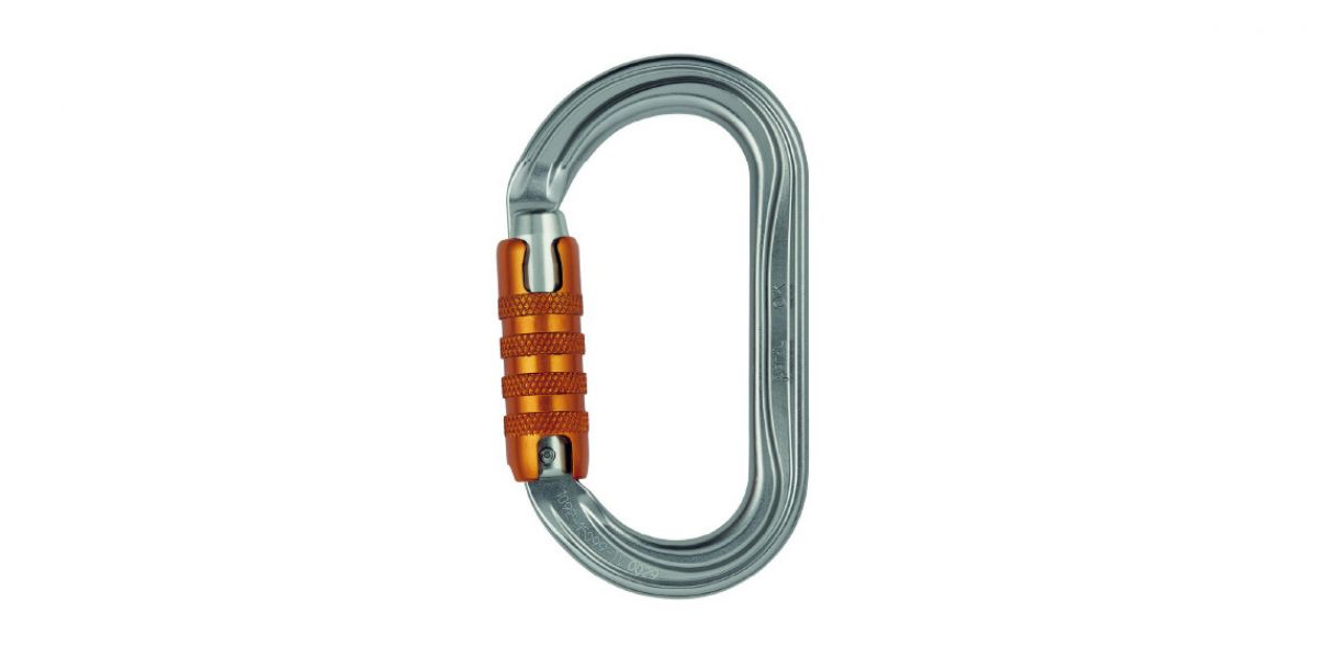 Moschettone Petzl OK triat lock