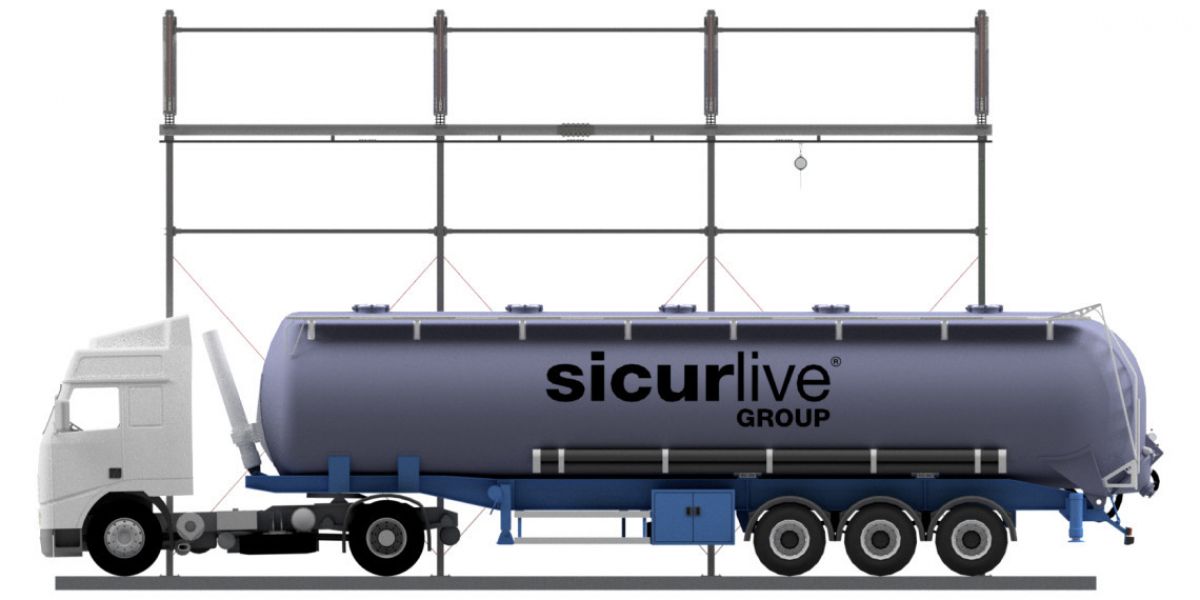 Binario rigido Tipo D applicato a Baia di Carico