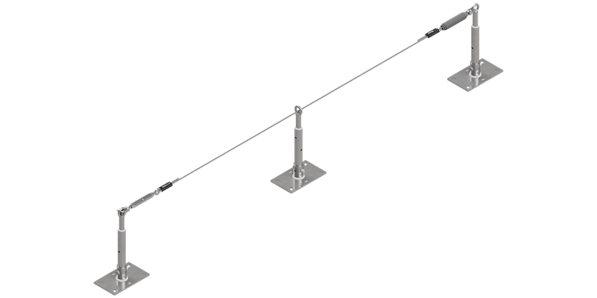 Palo metallico indeformabile regolabile - Tipo C