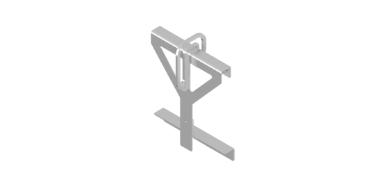 Dispositivo di ancoraggio per scale in vetroresina