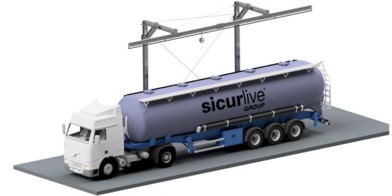 Binario rigido Tipo D applicato a Baia di Carico