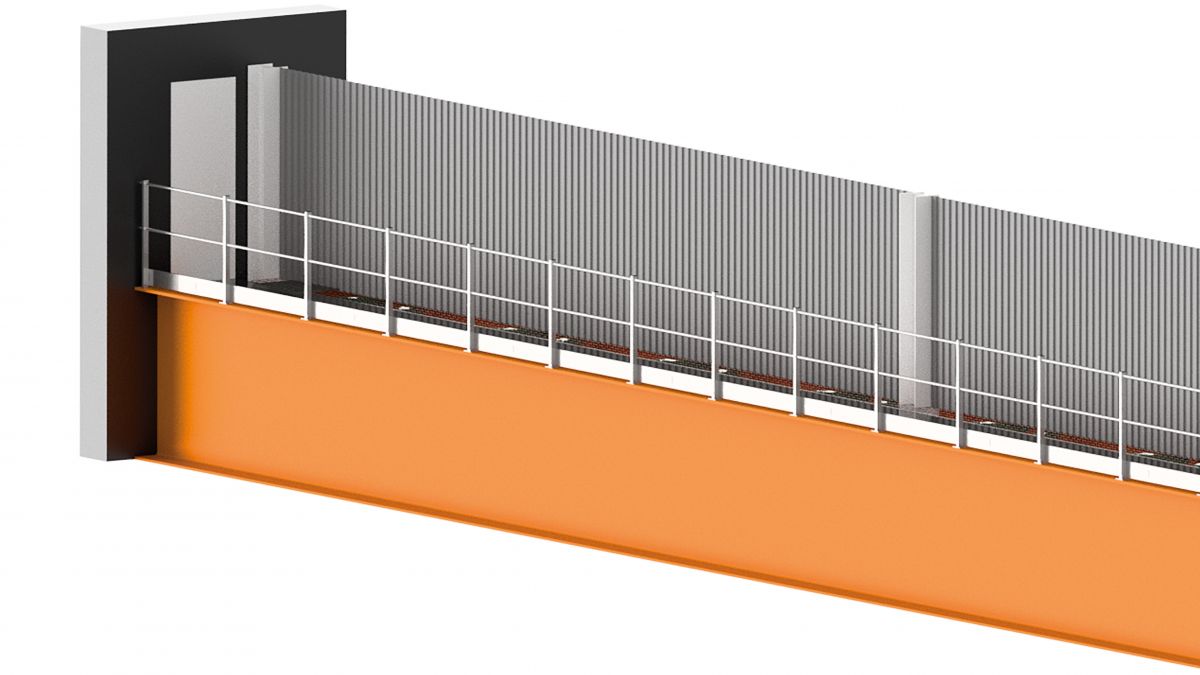 parapetti di sicurezza per carroponte