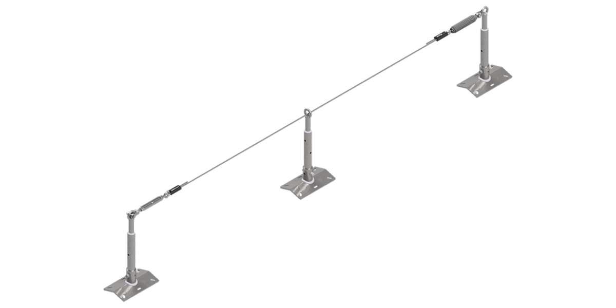 Palo metallico indeformabile regolabile - Tipo C