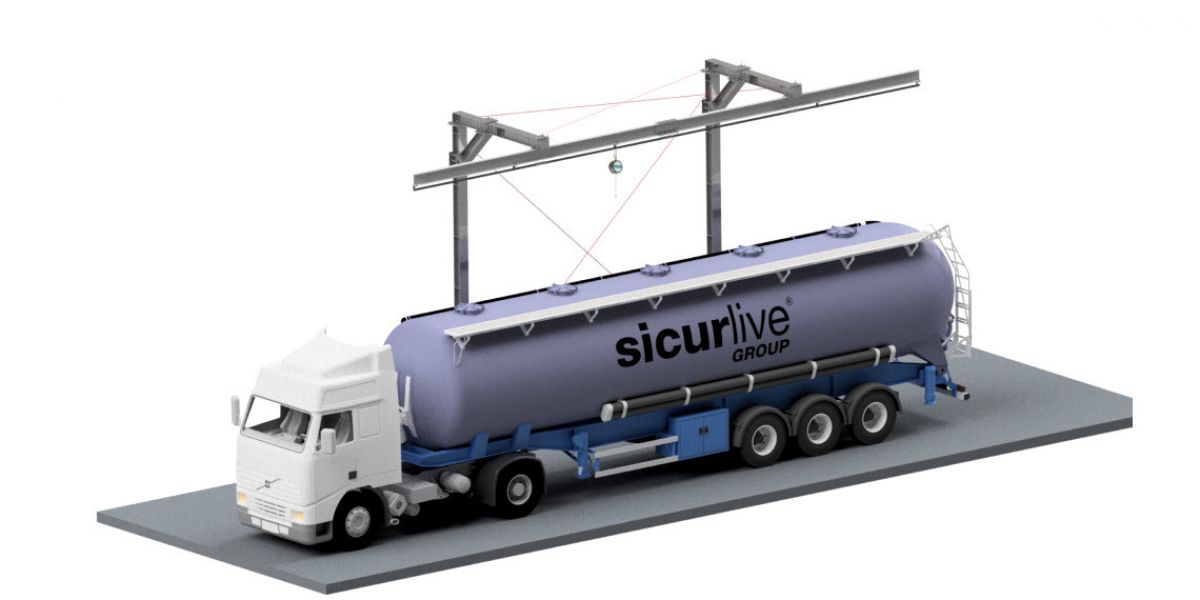 Binario rigido Tipo D applicato a Baia di Carico