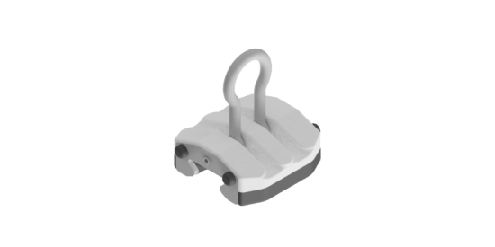 CARRELLO ACCESS RAIL R27 CON GRILLO GIREVOLE (FALL ARREST / ROPE ACCESS)