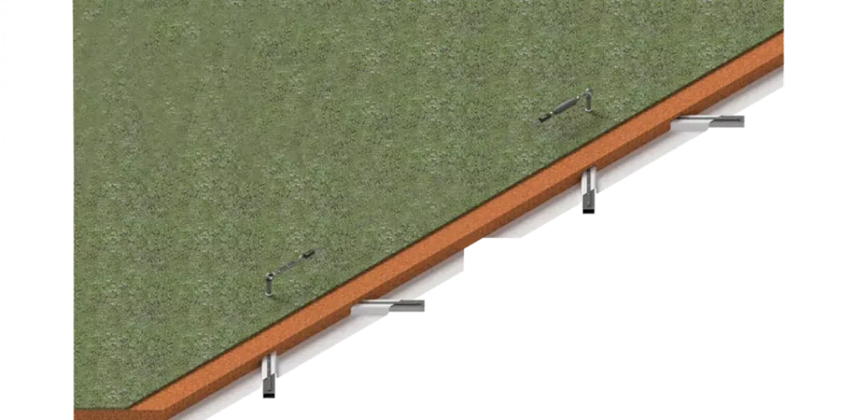 Punto di ancoraggio fisso per superfici piane o tetti - Tipo C